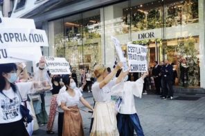 Китайские студенты вышли на протест против юбки Dior